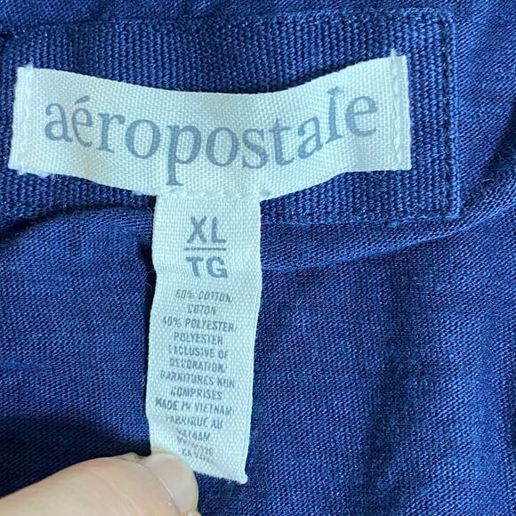 Aeropostale Womens Y2K Babydoll Top Size XL Preppy Elena Gilbert Bella Swan - Picture 5 of 9